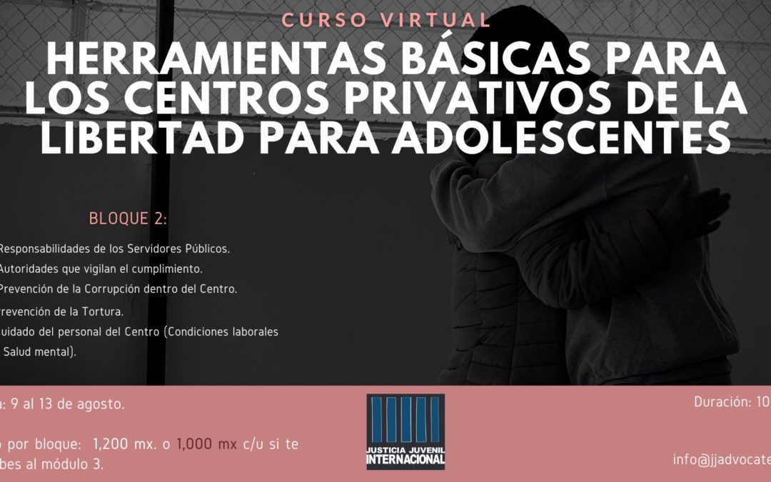 CAPACITAMOS A CENTROS DE INTERNAMIENTO PARA ADOLESCENTES