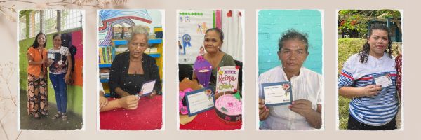 Restore the Circle cards delivered during Mother's Day activities in Honduras