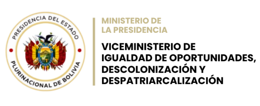 Vice Ministry of Equal Opportunities, Decolonization and Depatriarchalization Bolivia logo